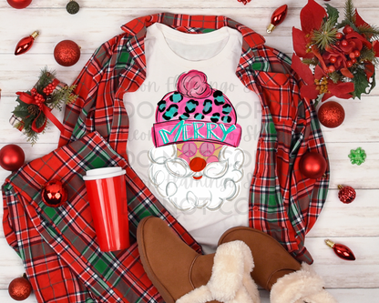 Merry Santa Pink