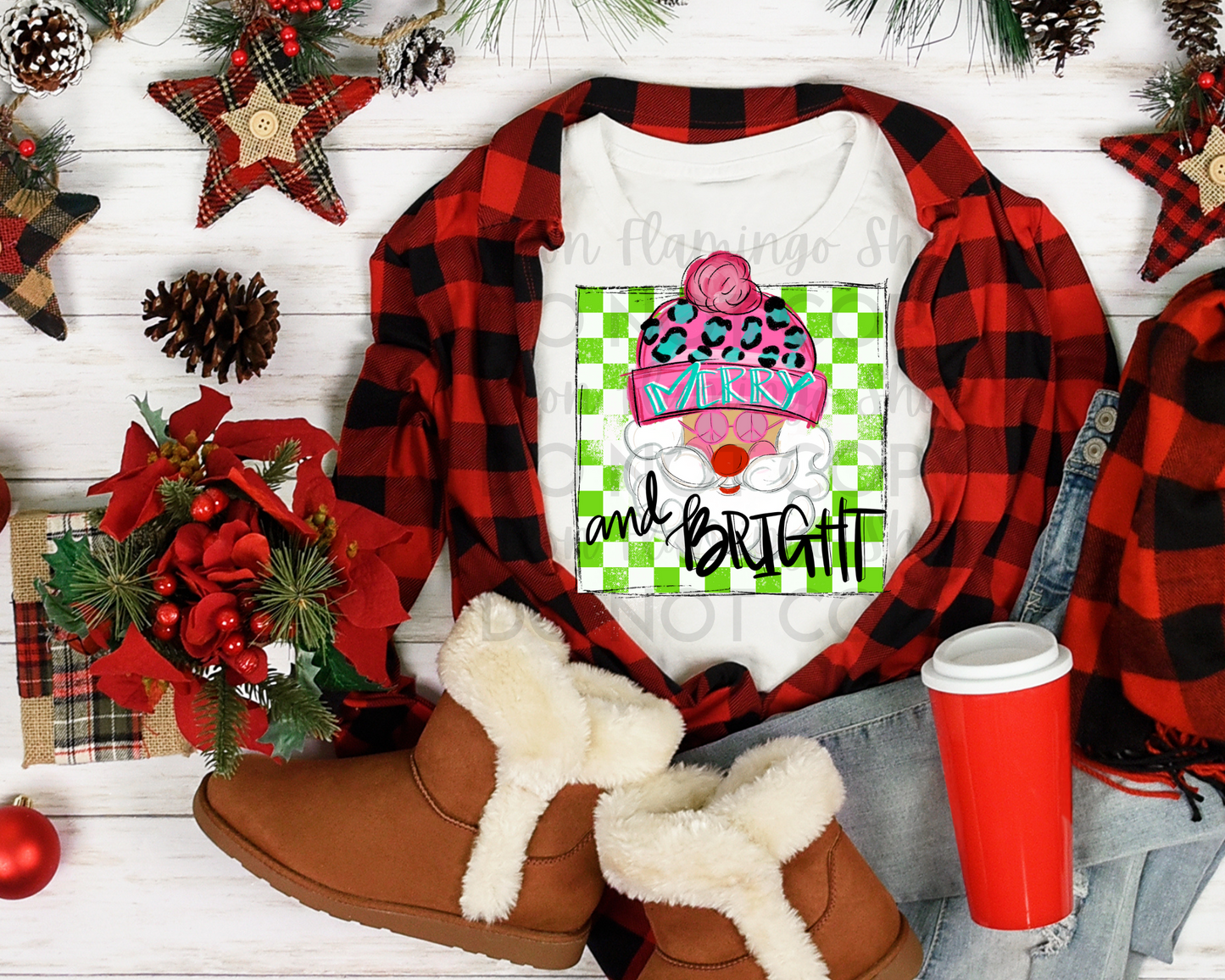 Merry & Bright Checkered