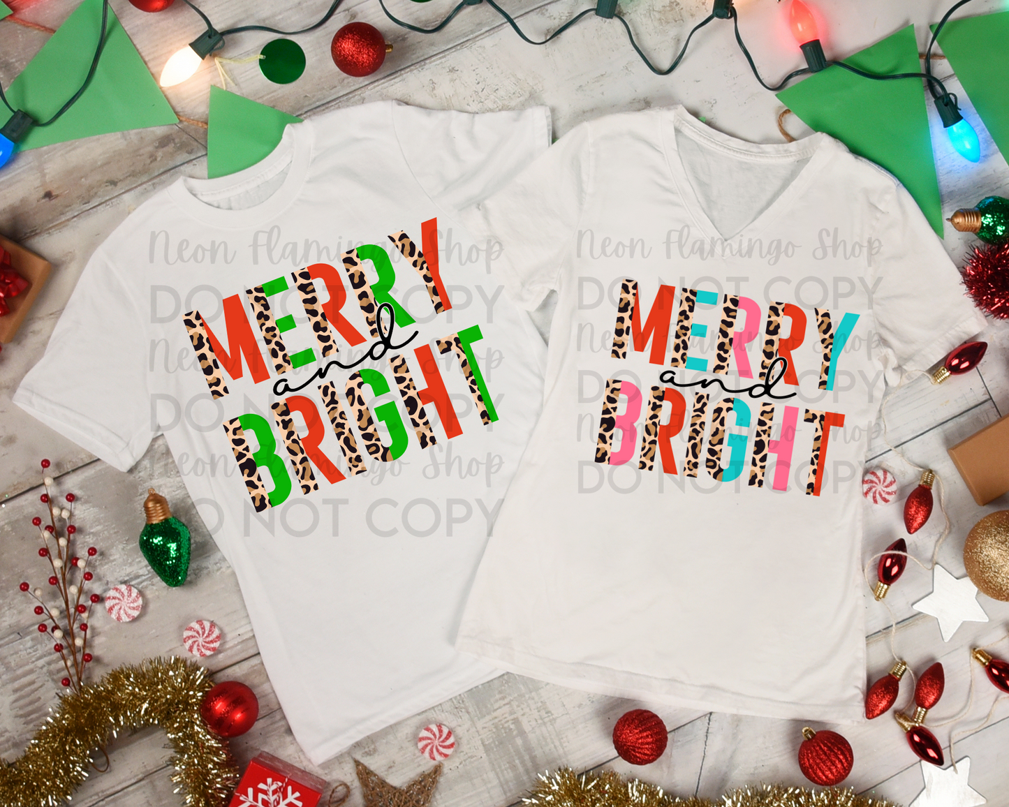 Merry & Bright Pink Leopard