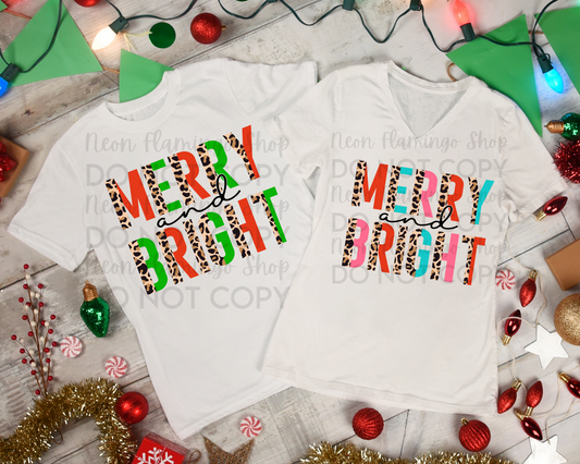 Merry & Bright Pink Leopard