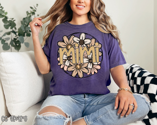 Mimi Neutral Florals DTF TRANSFER