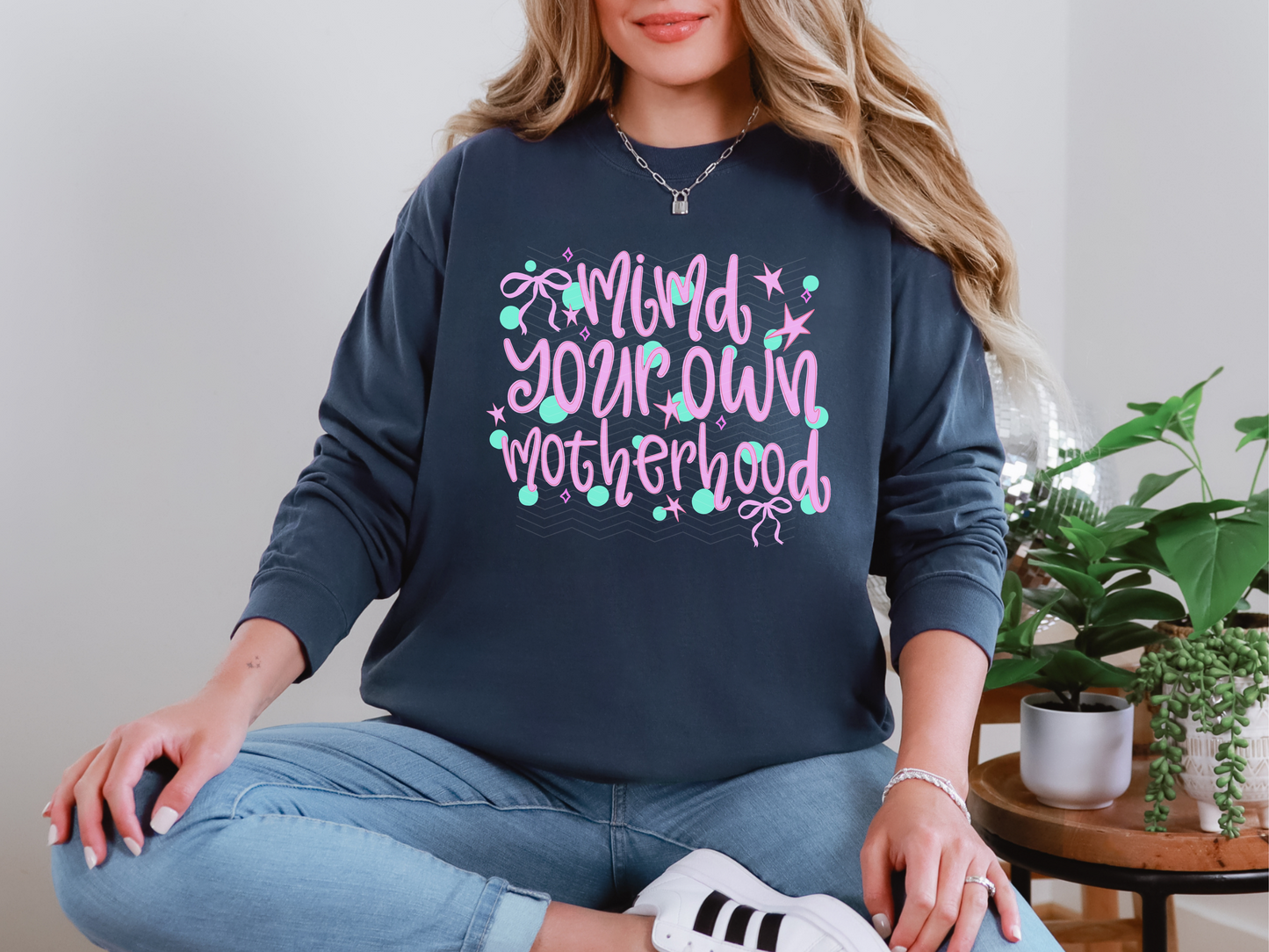Mind Your Own Motherhood Dots DTF TRANSFER