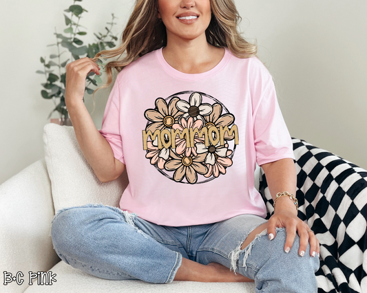 Mommom Neutral Florals DTF TRANSFER