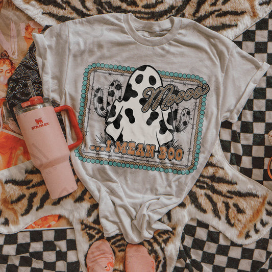 Moo I Mean Boo Turquoise