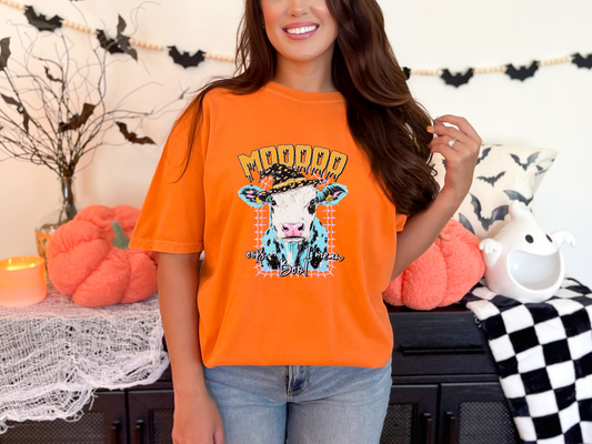 Mooooo Oops... I Mean Boo DTF TRANSFER