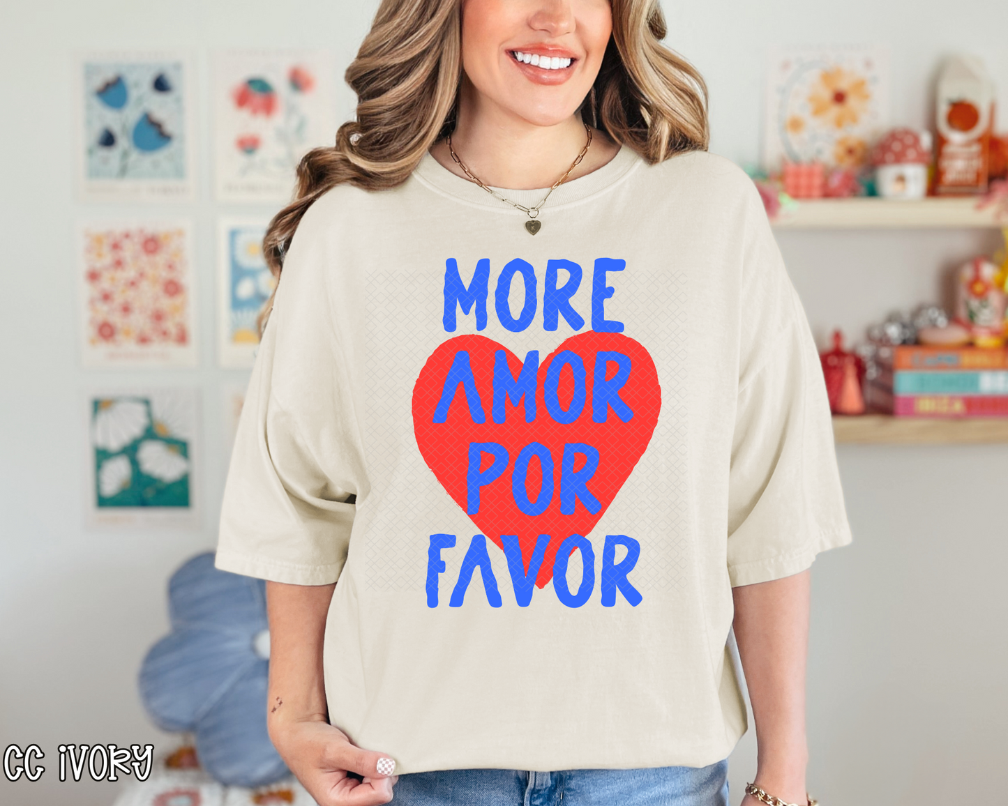 More Amor Por Favor Hand Drawn Collection DTF TRANSFER