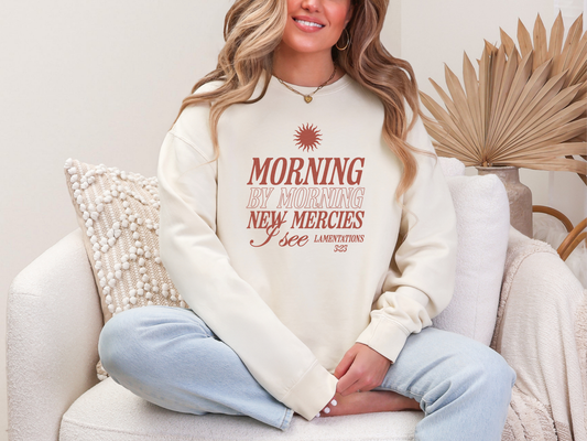 Morning By Morning New Mercies I See Brown DTF TRANSFER