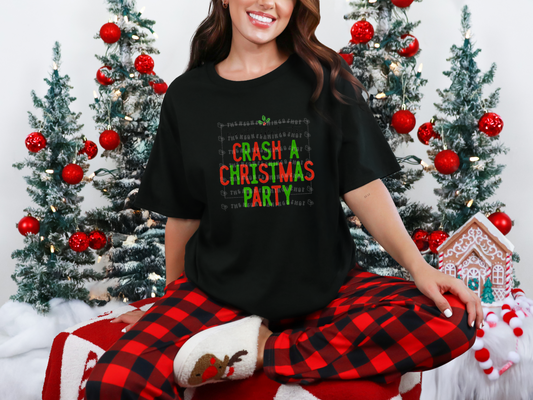 Most Likely To Crash A Christmas Party DTF TRANSFER