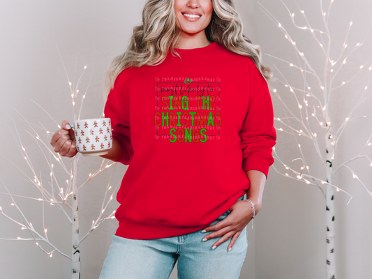 Most Likely To Sing The Christmas Songs DTF TRANSFER