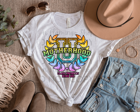 Motherhood University Kids 101 | Multiple Colors | DTF TRANSFER