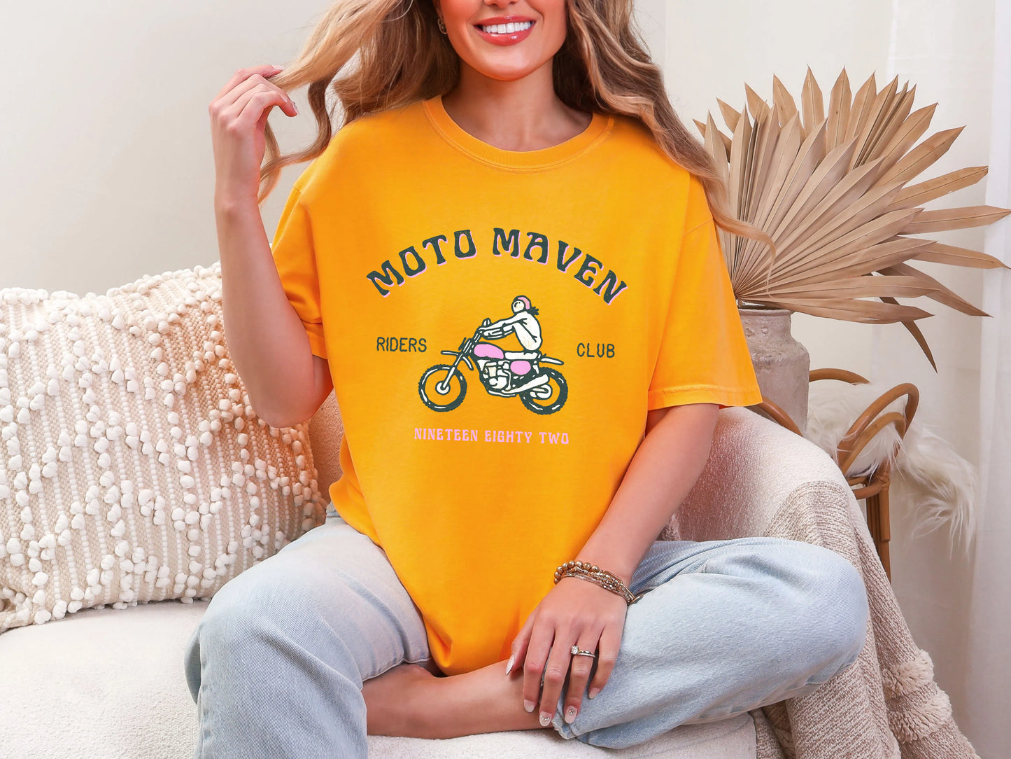 Moto Maven Riders Club Pink DTF TRANSFER