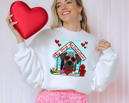 My Dog is My Valentine Dog House | Multiple Options | DTF TRANSFER