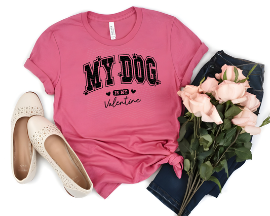 My Dog Is My Valentine black
