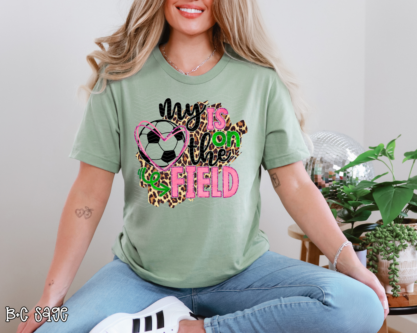 My Heart Is On The Field | 2 Patterns | DTF TRANSFER