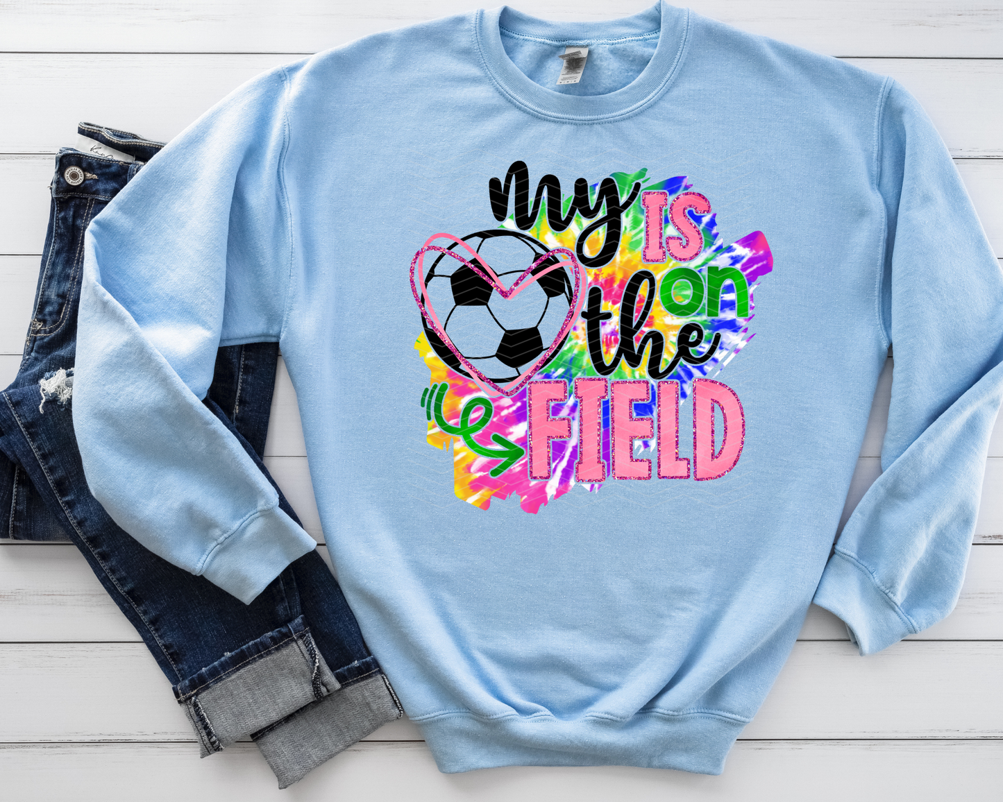 My Heart Is On The Field | 2 Patterns | DTF TRANSFER
