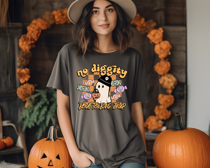 No Diggity Bout To Bag It Up Candy Ghost