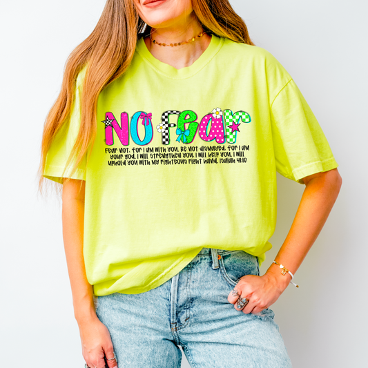 No Fear Neon DTF TRANSFER