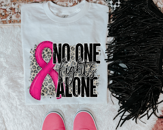 No One Fights Alone Leopard