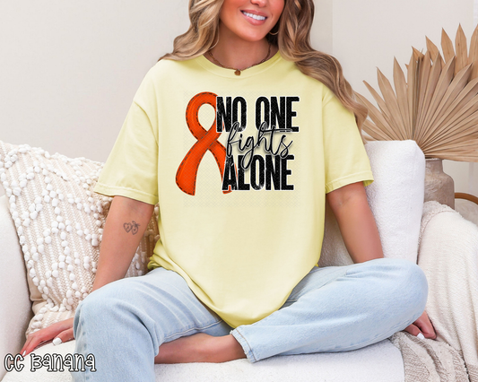 No One Fights Alone Orange