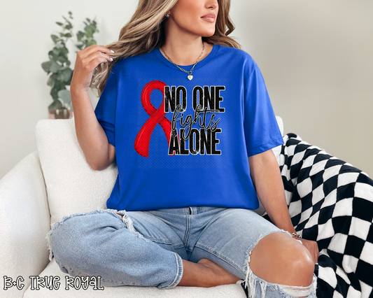 No One Fights Alone Red