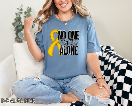 No One Fights Alone Yellow