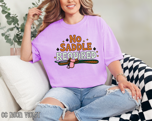No Saddle Required DTF TRANSFER
