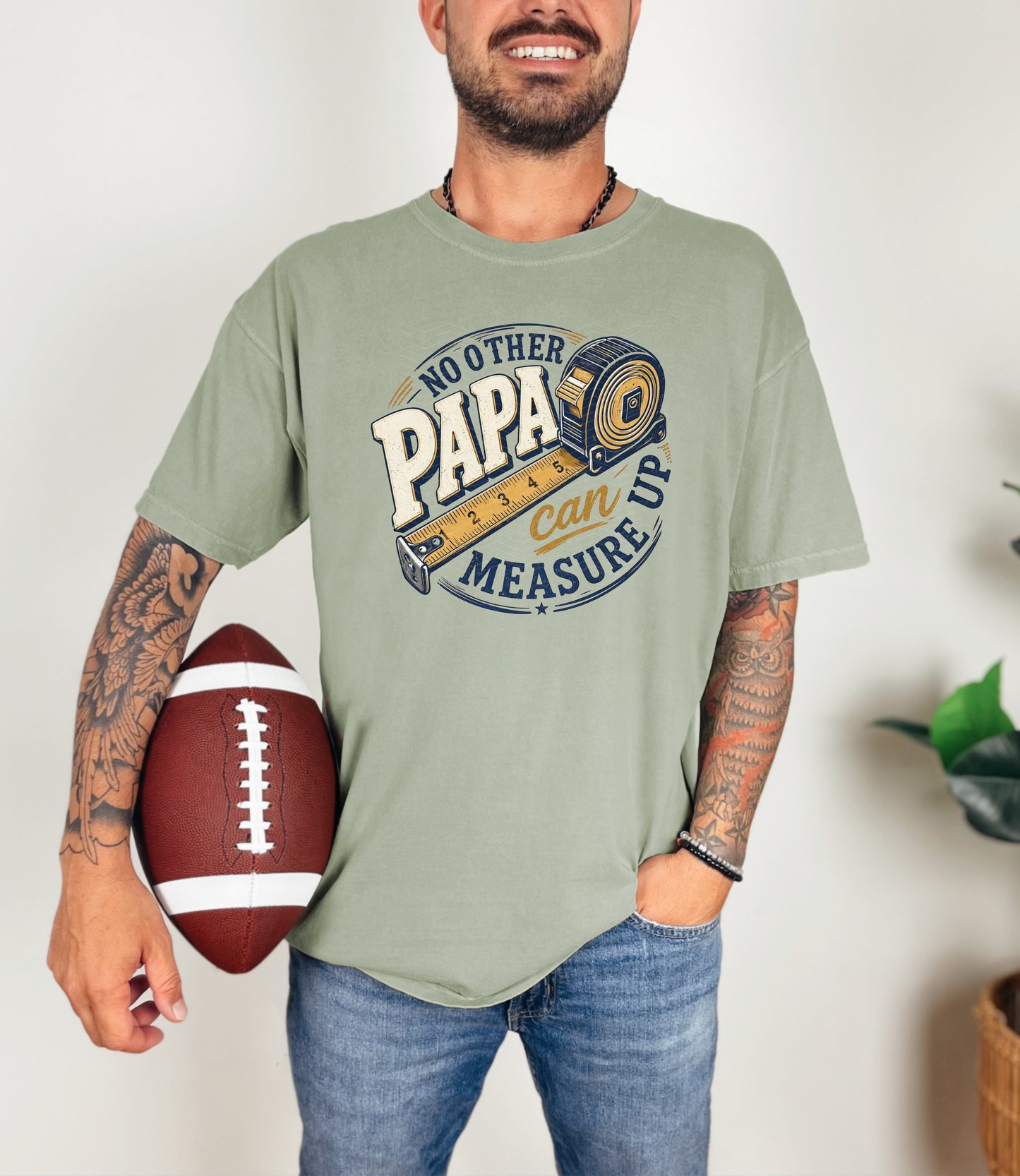 No Other Papa Can Measure Up DTF TRANSFER