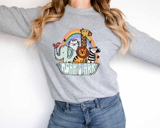 Noah's Ark Cartoon DTF TRANSFER