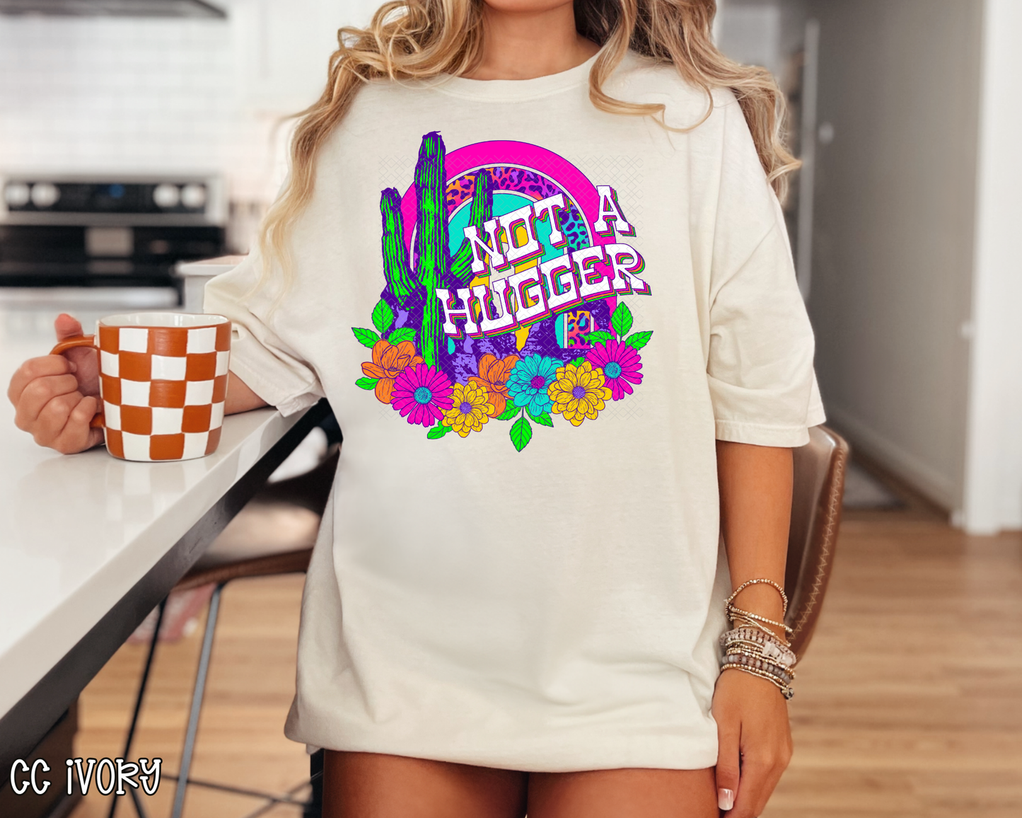 Not A Hugger Neon DTF TRANSFER