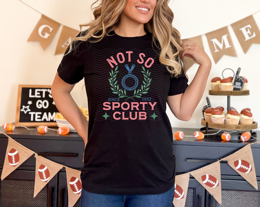 Not So Sporty Club DTF TRANSFER
