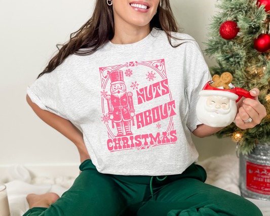 Nuts About Christmas Pink