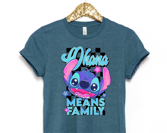 Ohana Means Family DTF TRANSFER