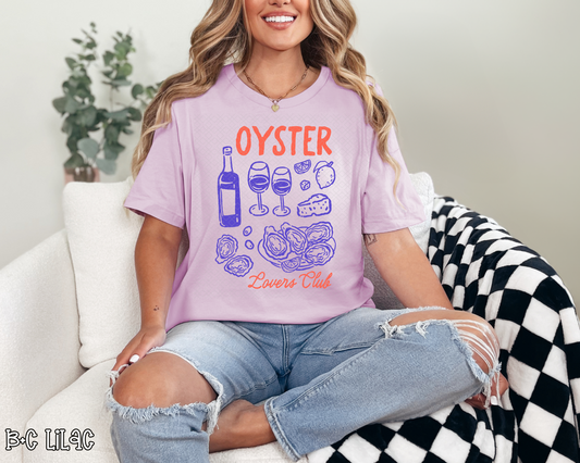 Oyster Lovers Club Hand Drawn Collection DTF TRANSFER