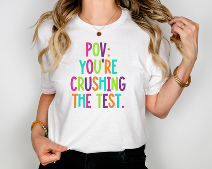 POV You're Crushing The Test