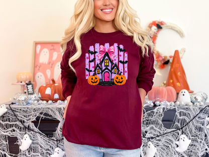 Painted Preppy Stripes Neon House DTF TRANSFER
