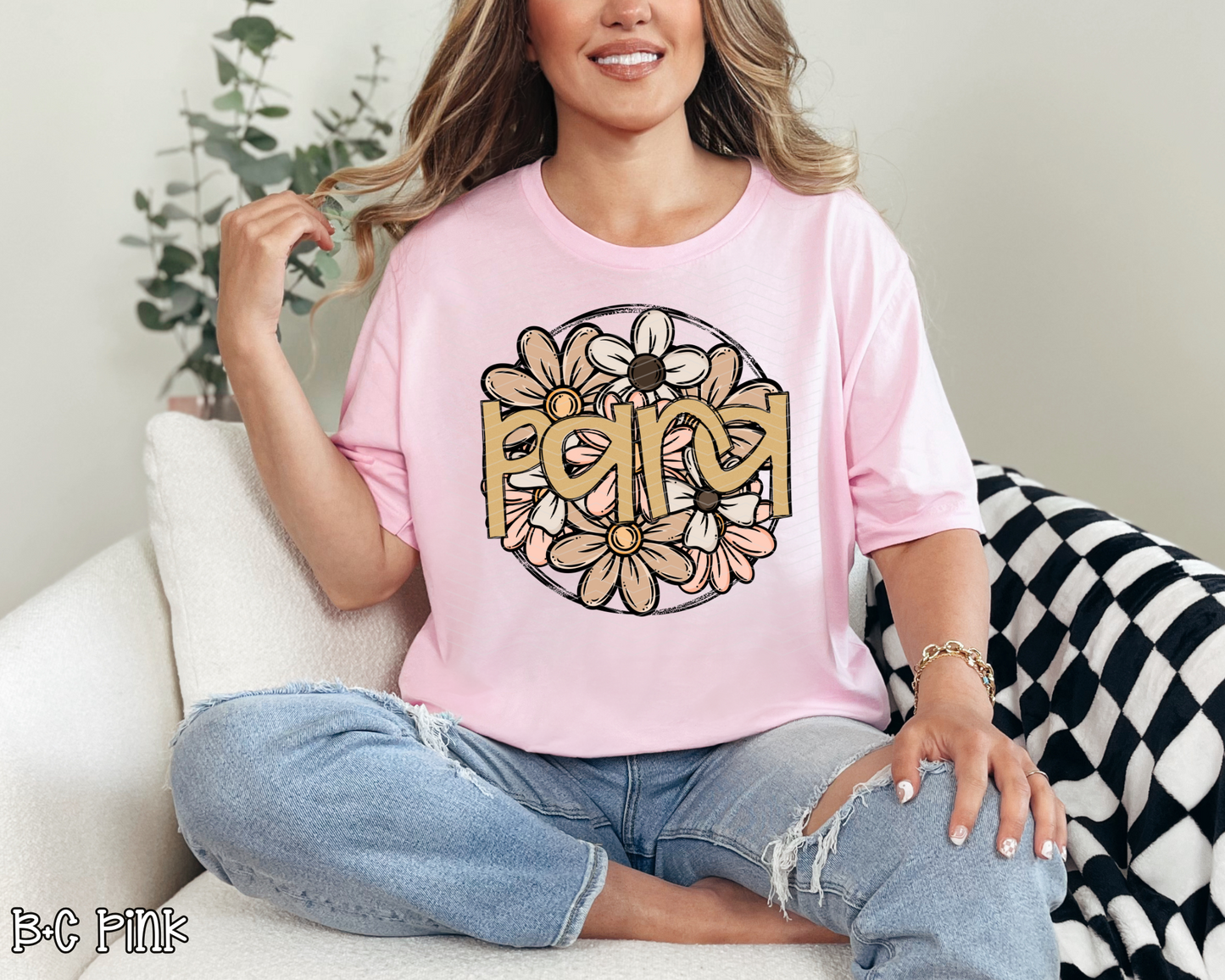 Para Neutral Florals DTF TRANSFER