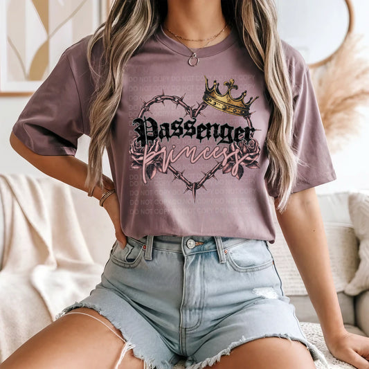 Passenger Princess Roses & Crown DTF TRANSFER