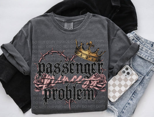 Passenger Problem Roses & Crown DTF TRANSFER
