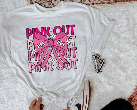 Pink out Bow