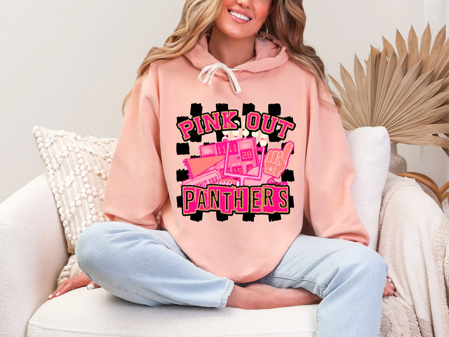 Pink Out Panthers DTF TRANSFER
