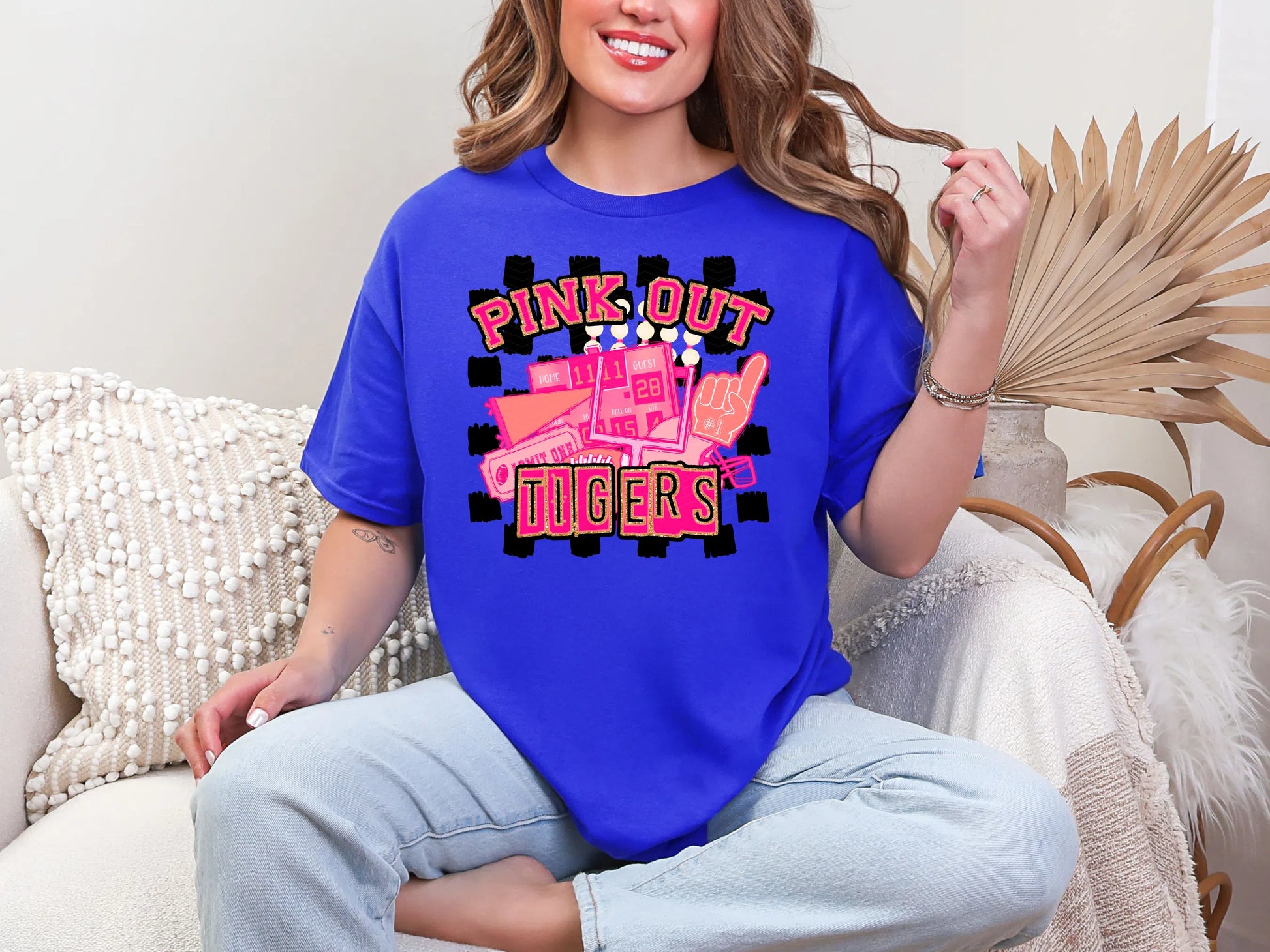 Pink Out Tigers DTF TRANSFER