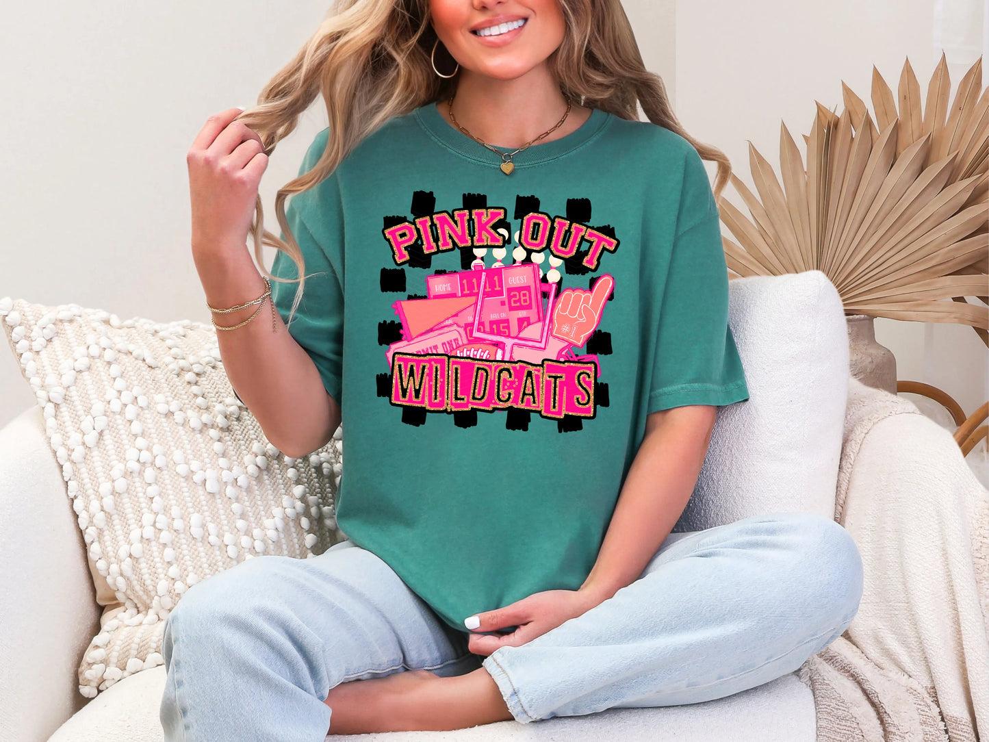 Pink Out Wildcats DTF TRANSFER
