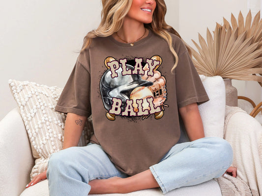Play Ball Baseball | 21 Colors | DTF TRANSFER