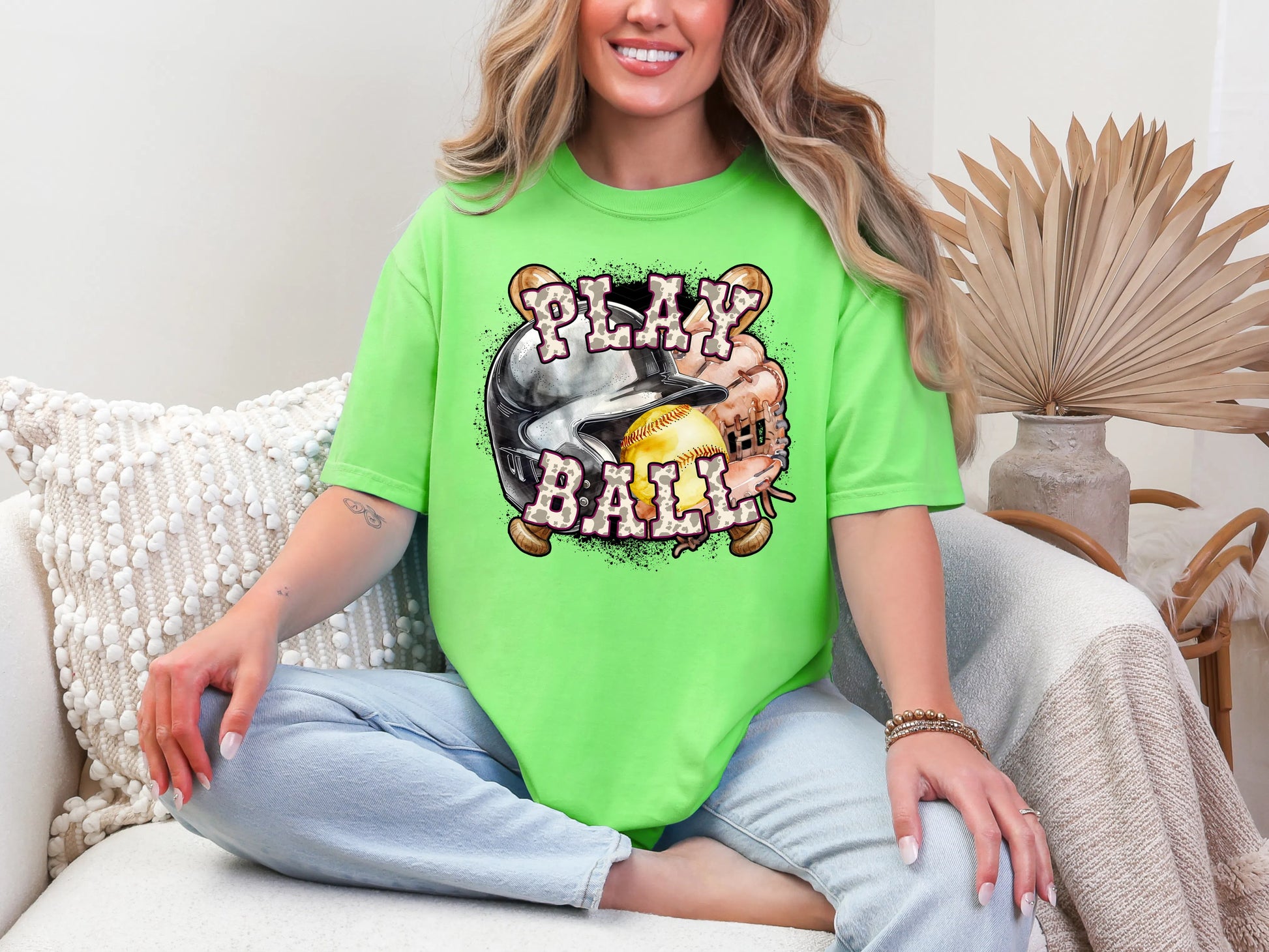 Play Ball Softball | 21 Colors | DTF TRANSFER