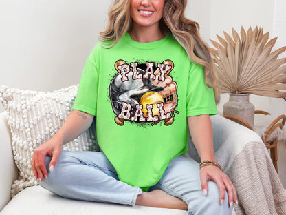 Play Ball Softball | 21 Colors | DTF TRANSFER