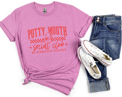 Potty Mouth Social Club DTF TRANSFER
