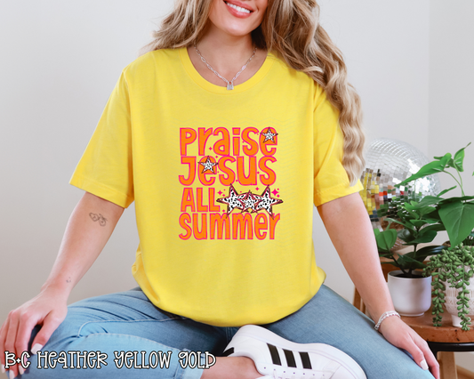 Praise Jesus All Summer DTF TRANSFER