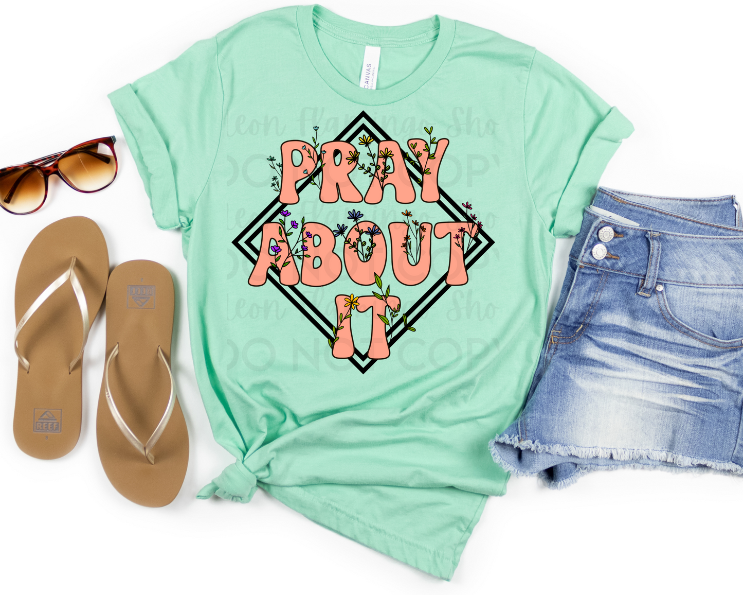 Pray about it floral