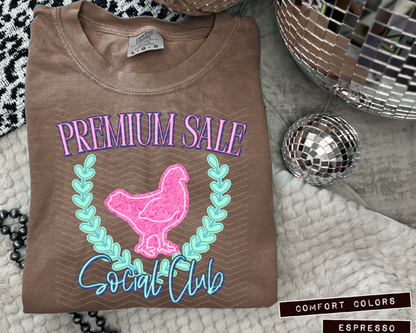 Premium Sale Social Club Chicken DTF TRANSFER