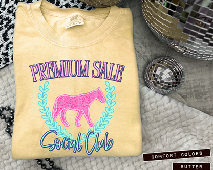 Premium Sale Social Club Horse DTF TRANSFER